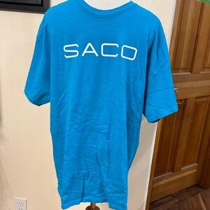 Men's Vibrant Blue Short Sleeve Tee